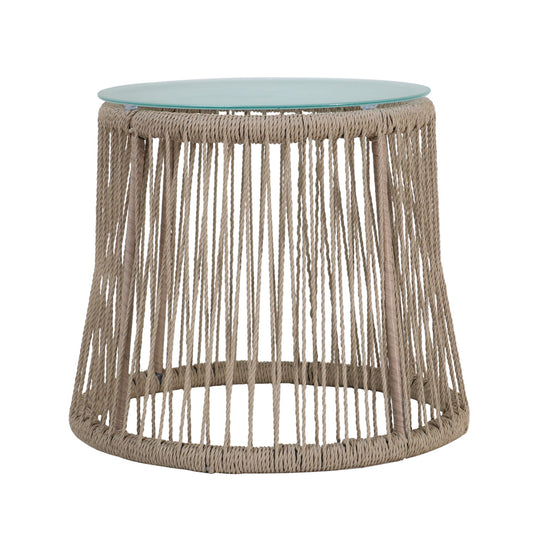 Boho Southport - Side Table With Glass Top Noble House