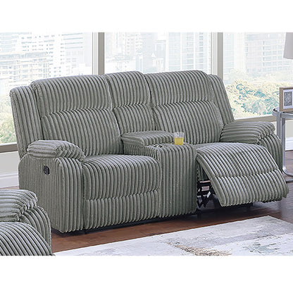 Motion Loveseat With Console Home Essentials