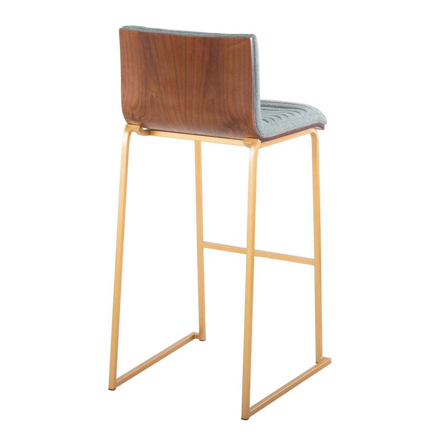 Mason Mara - Contemporary Versatile Desig Fixed Height Barstool (Set of 2) Lumi Source