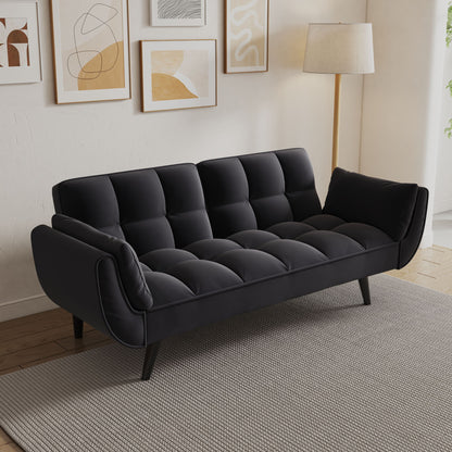 Sofa Soft Two Armrests Throw Pillow Pillow Comfortable Fit Apartment Bedroom Small Space Home Essentials