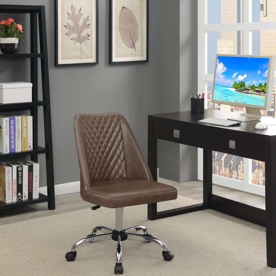 Althea - Upholstered Adjustable Home Office Desk Chair CoasterEveryday
