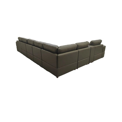 Modular Sectional With Large Square Arms, Custom Configuration Home Essentials