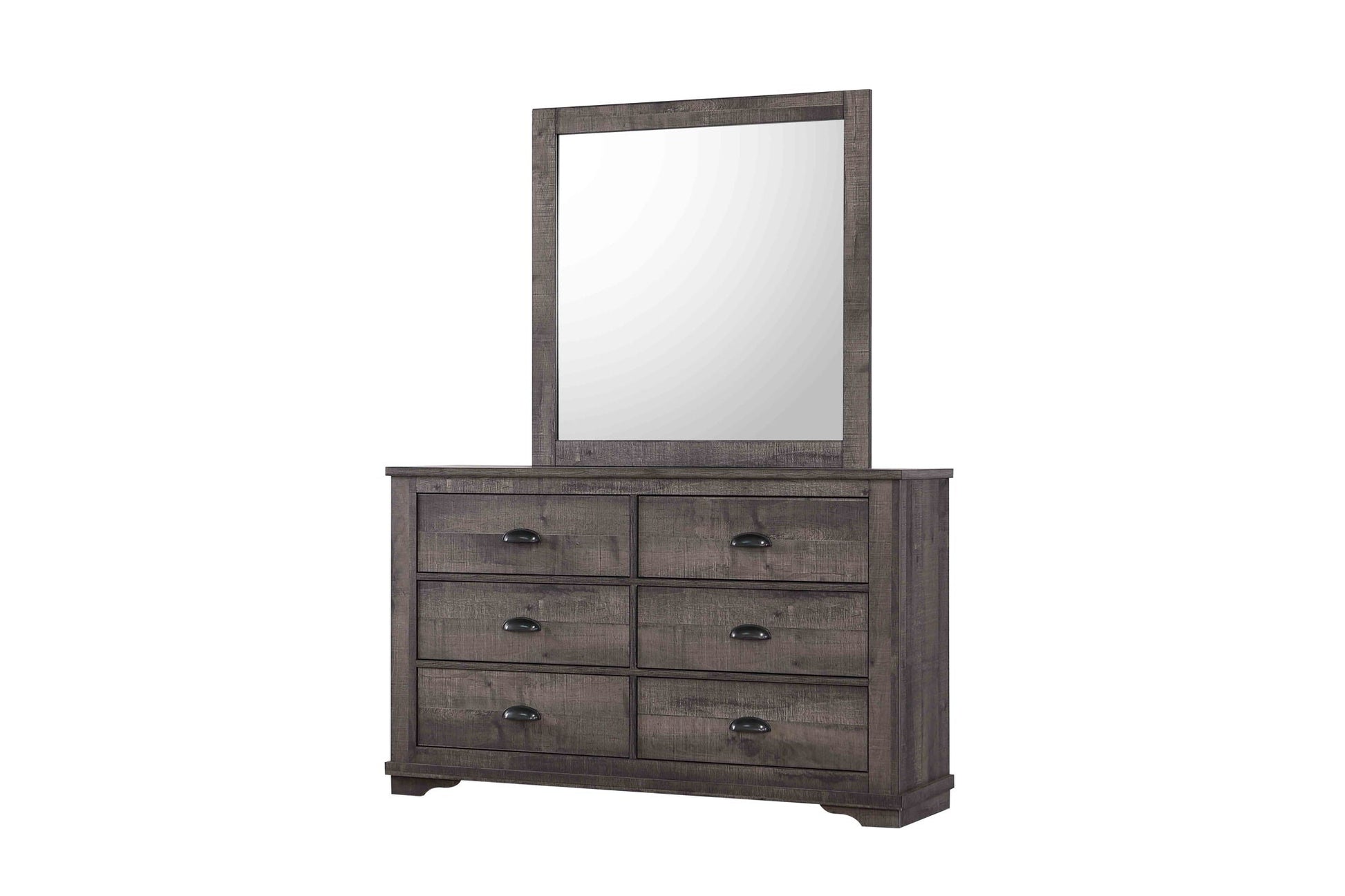 Coralee - Dresser, Mirror Crown Mark