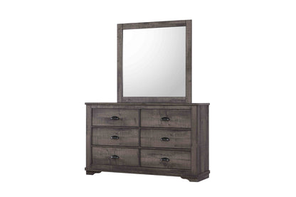 Coralee - Dresser, Mirror Crown Mark