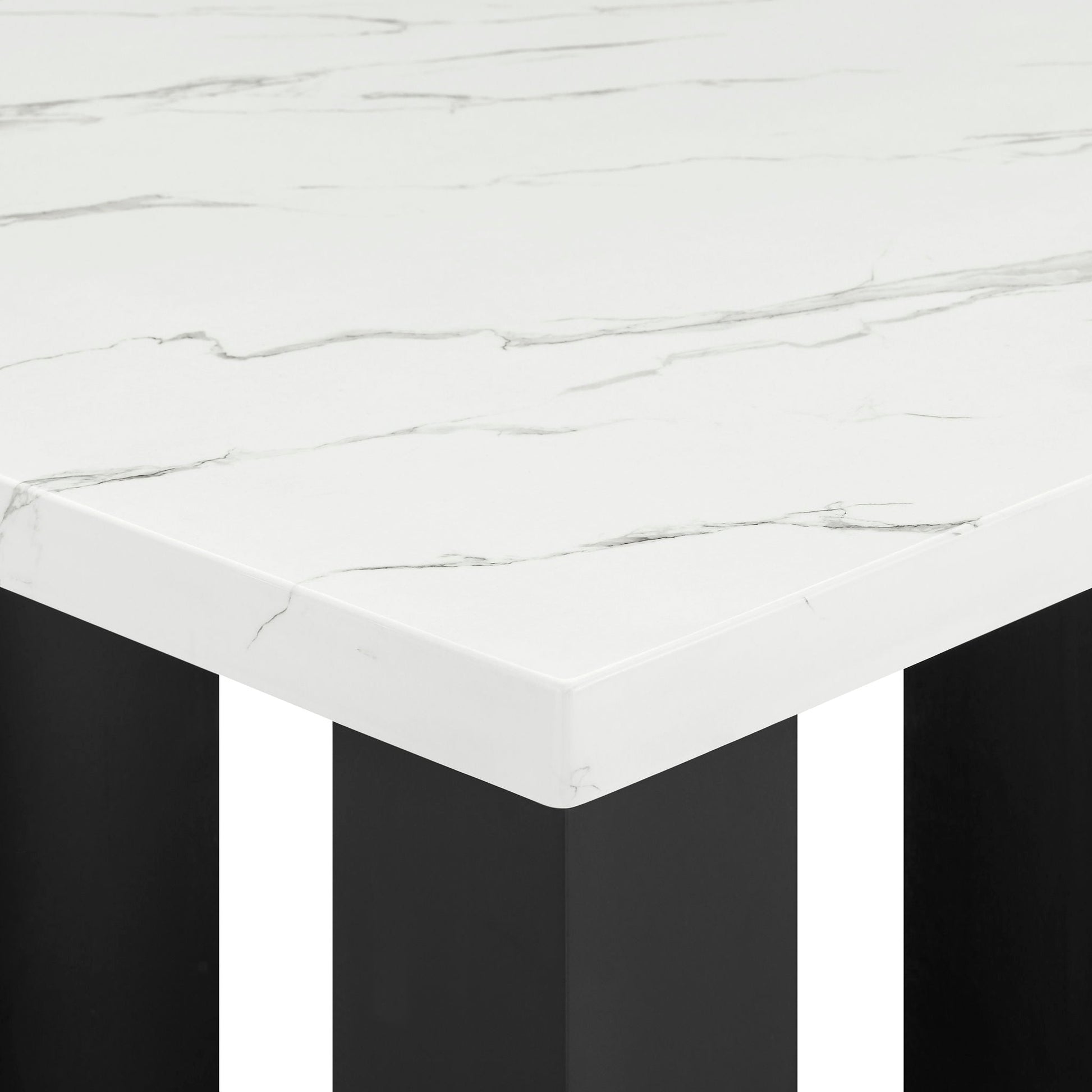 Parkside - Counter Height Table - White / Black Crown Mark