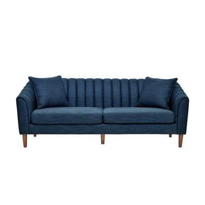 Contemporary 3 Seater Sofa With Accents Noble House