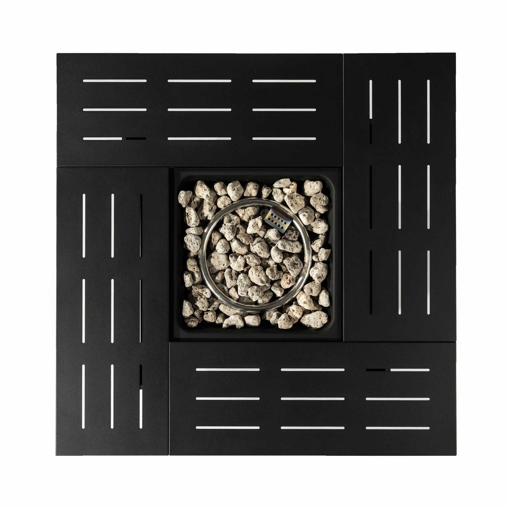 34" Propane Gas Fire Pit Table, 50000 Btu Rectangular Steel Fire Pit For Outside Patio Deck Garden Courtyard - Black Home Essentials