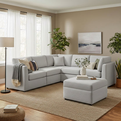 Chauncy - Sectional With Storage Ottoman Ridgecrest Home