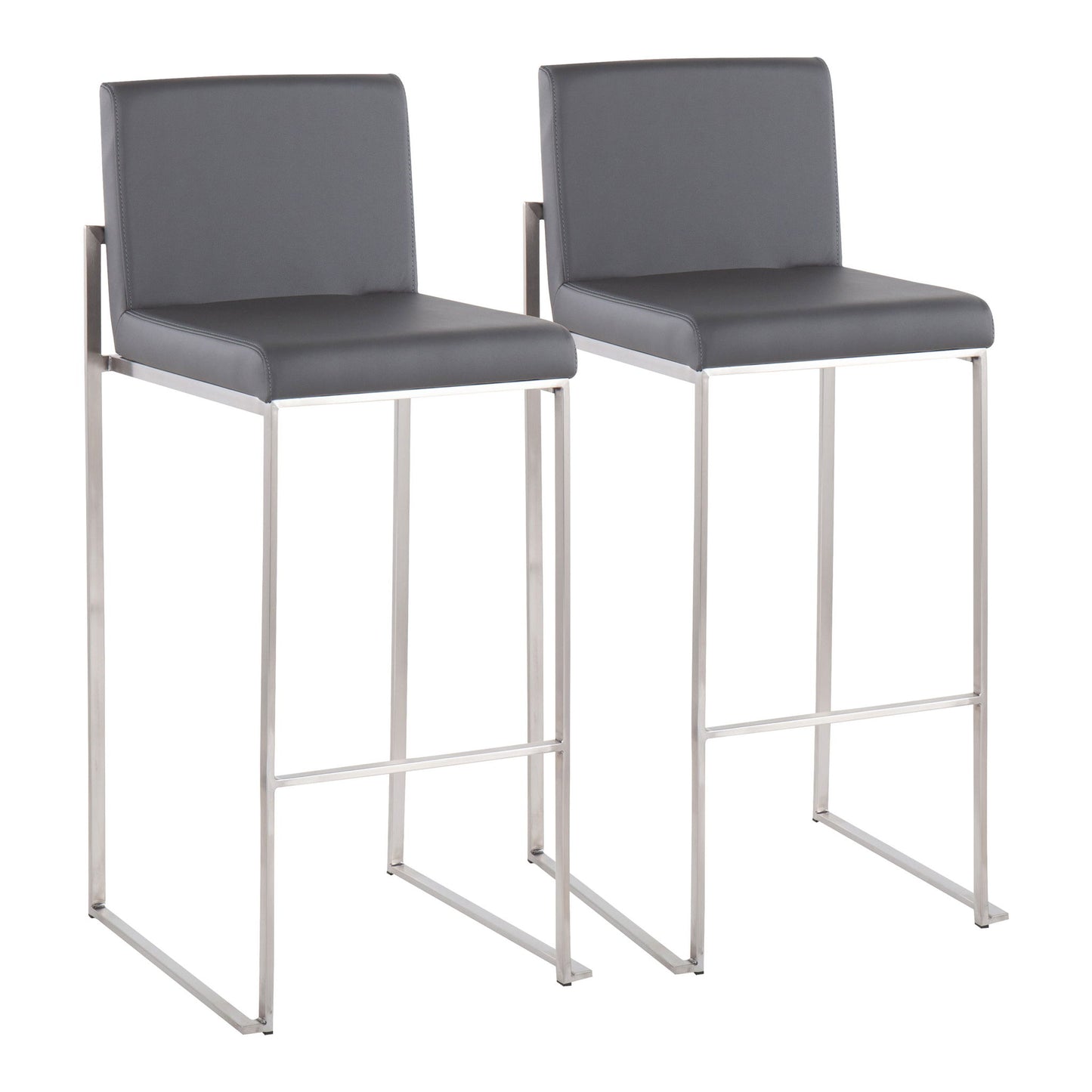 Fuji - Contemporary And Modern Elegance High Back Barstool Lumi Source