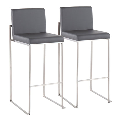 Fuji - Contemporary And Modern Elegance High Back Barstool Lumi Source