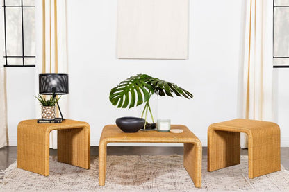 Cahya - Rattan Coffee And End Table Set Coaster Fine Furniture