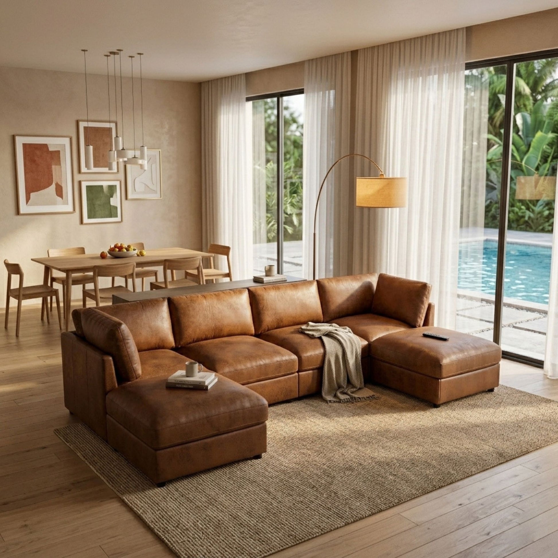 Modular Sectional With Custom Configuration Home Essentials