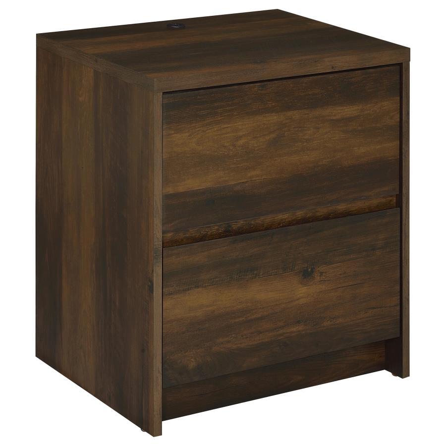 Westpark - 2-Drawer Nightstand LED Lights And USB Coaster Fine Furniture
