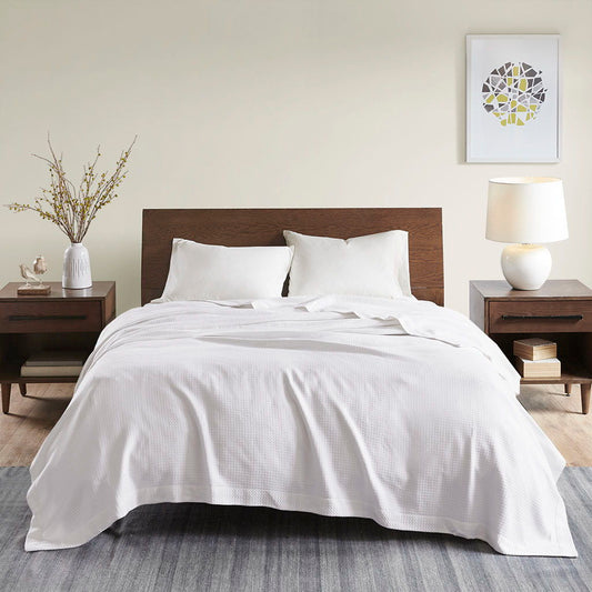 Full Egyptian Blanket - White Madison Park