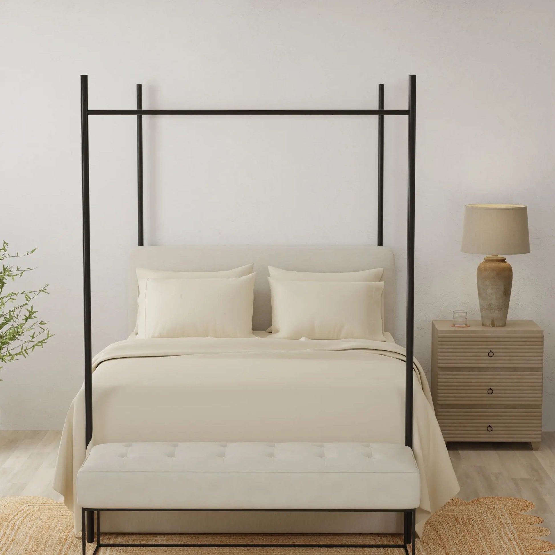 Brushed Microfiber Hypoallergenic Sheet Set Omne Sleep