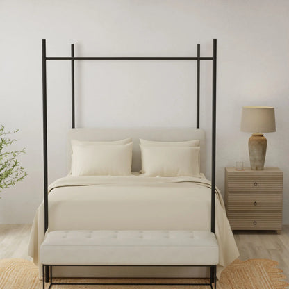 Brushed Microfiber Hypoallergenic Split Sheet Set Omne Sleep