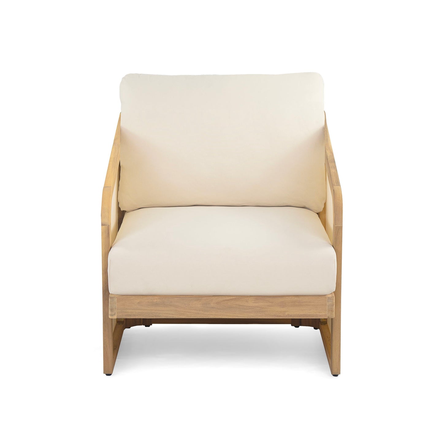 Royal - Wood Textilene Club Chair Noble House