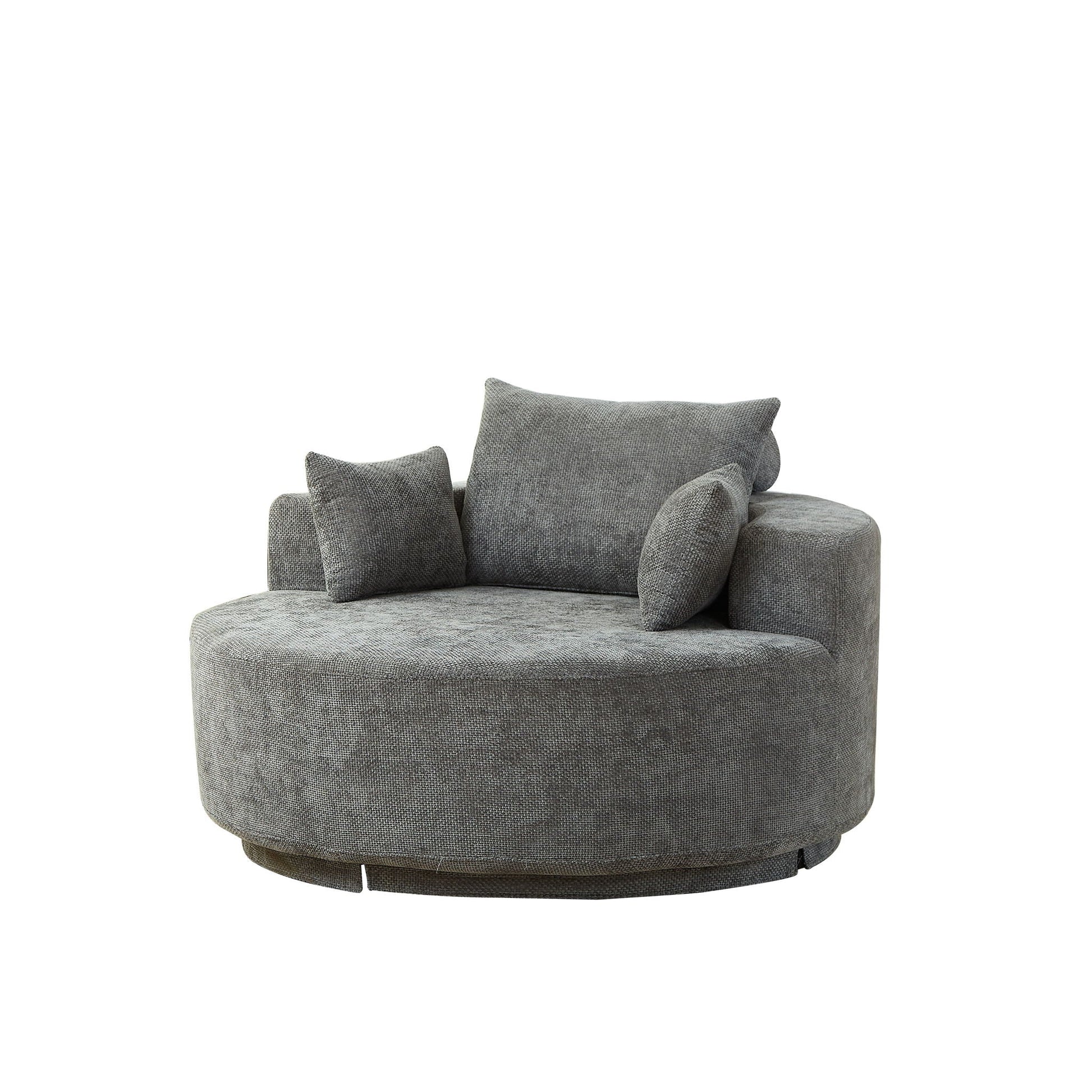 Single 360 Degree Swivel Chair For Living Room Home Essentials