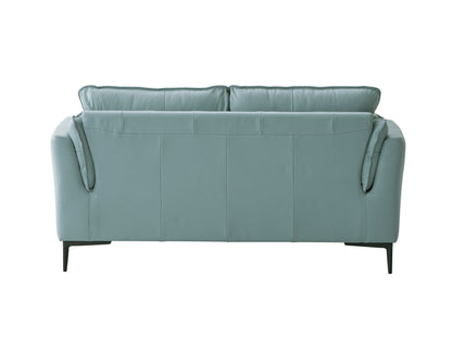 Mesut - Top Grain Leather Loveseat - Sage Green Acme