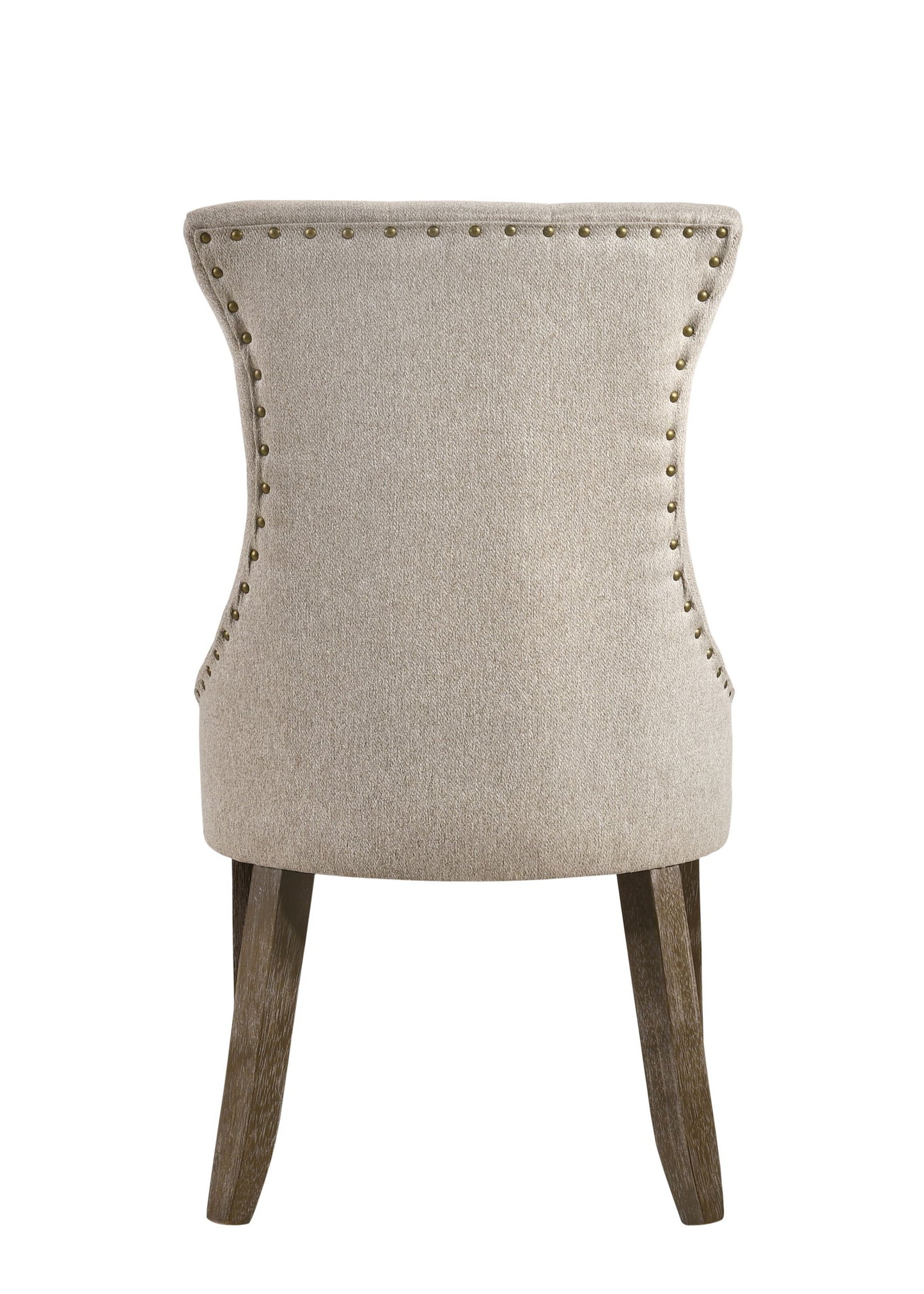 Gabrian - Two Tone Reclaimed Side Chair (Set of 2) - Beige / Gray Acme