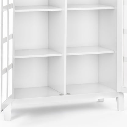 Acadian - Medium Storage Cabinet, Handcrafted Simpli-Home
