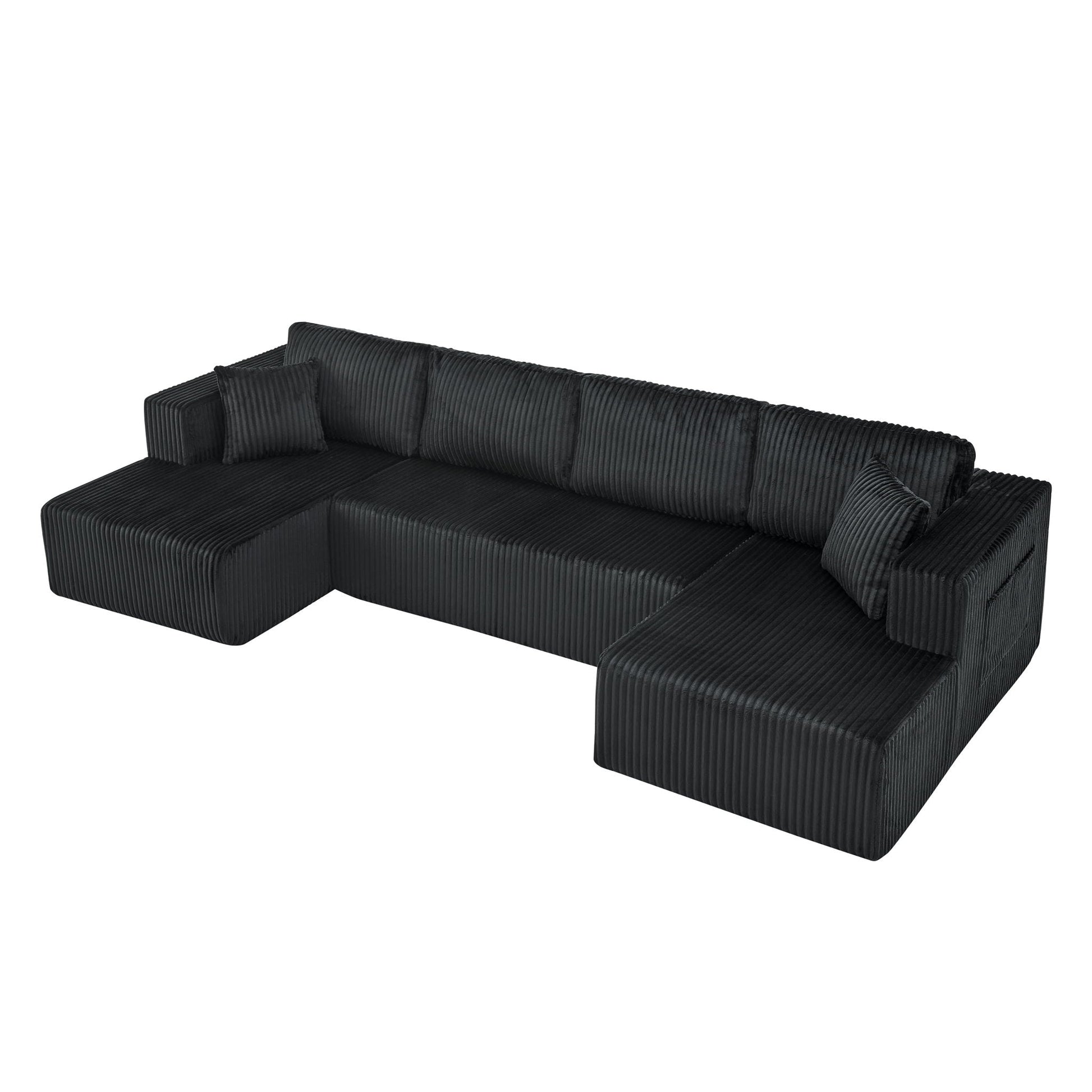 U - Shaped Modular Sectional Sofa For Living Room Home Essentials