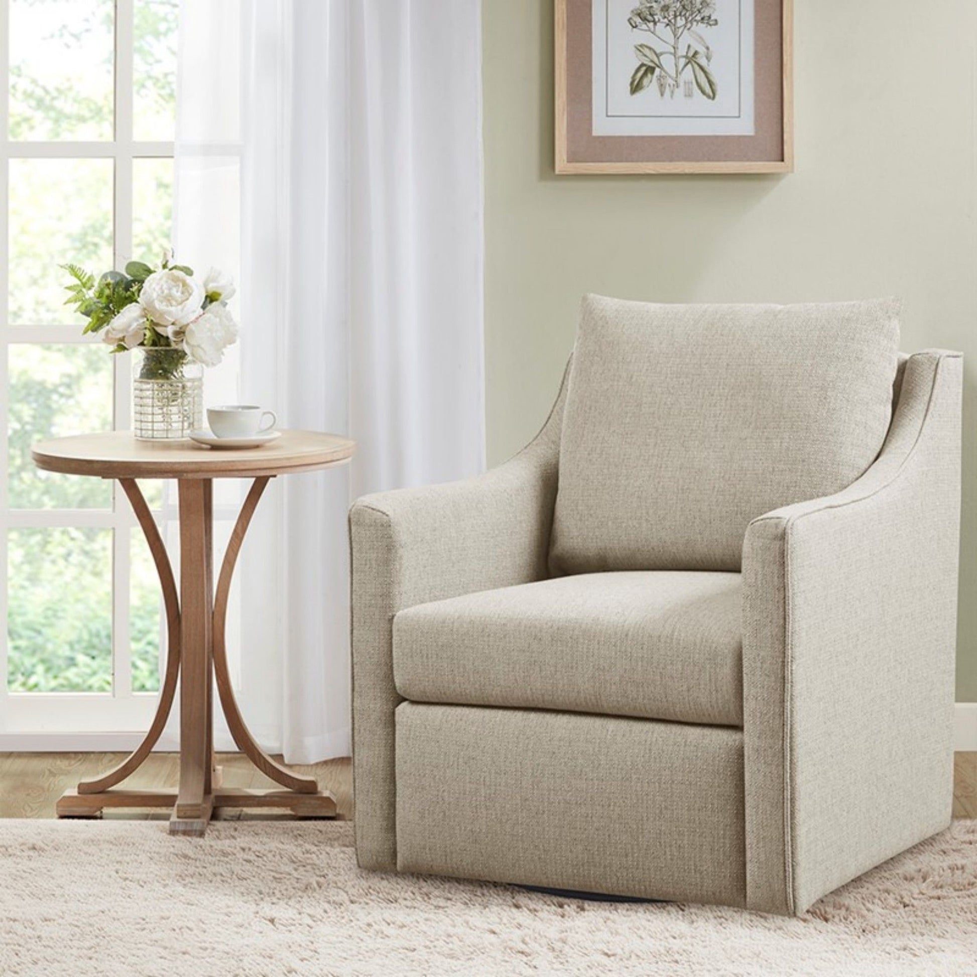 Bedford - Swivel Armchair - Natural JLA
