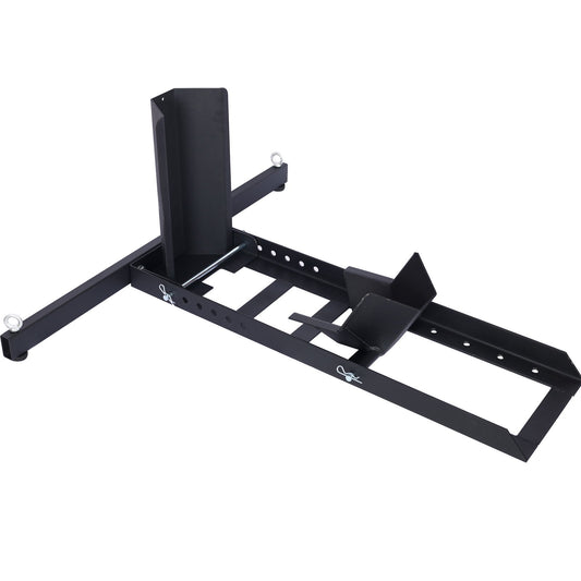 Heavy Duty Adjustable Motorcycle Stand / Wheel Chock 1800 Lb Capacity - Black Daily Nest