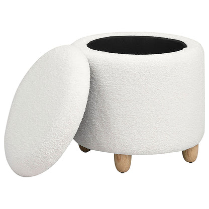 Corvair - Round Storage Ottoman Furniture Max
