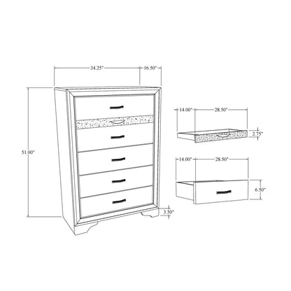 Ryder - Sparkle Chest - Gray Global Furniture USA