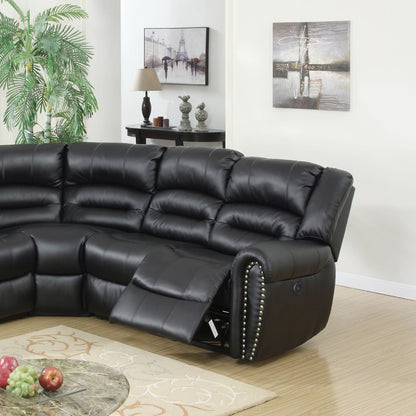 Reclining Sectional Sofa With Console Home Essentials