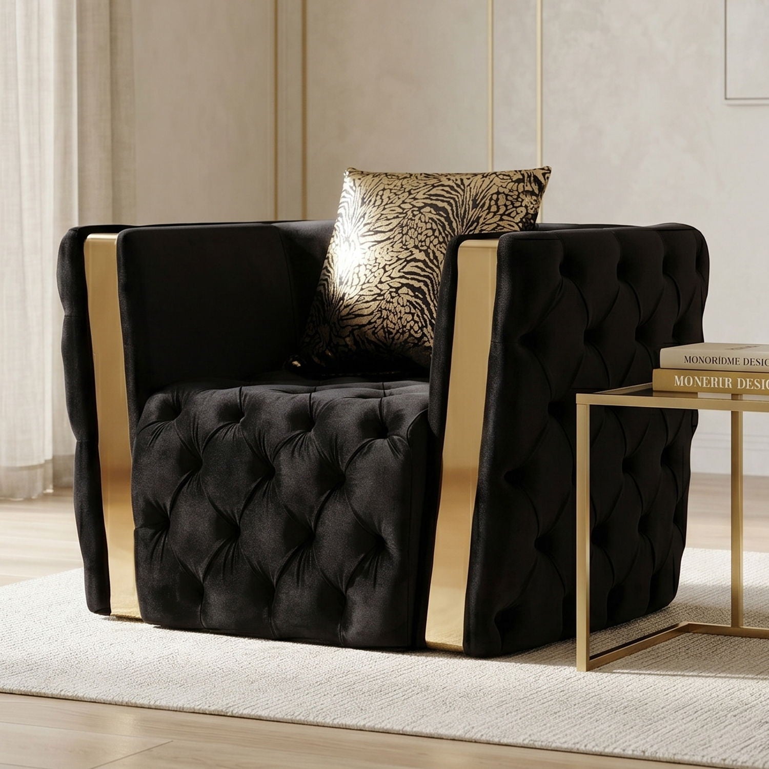 Naomi - Button Tufted Chair Matrix Furniture Group