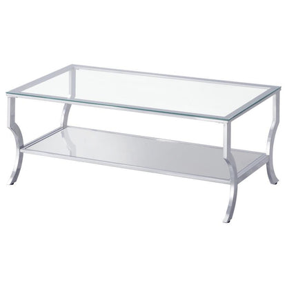 Saide - Glass Top Coffee And End Table Set Coaster Fine Furniture