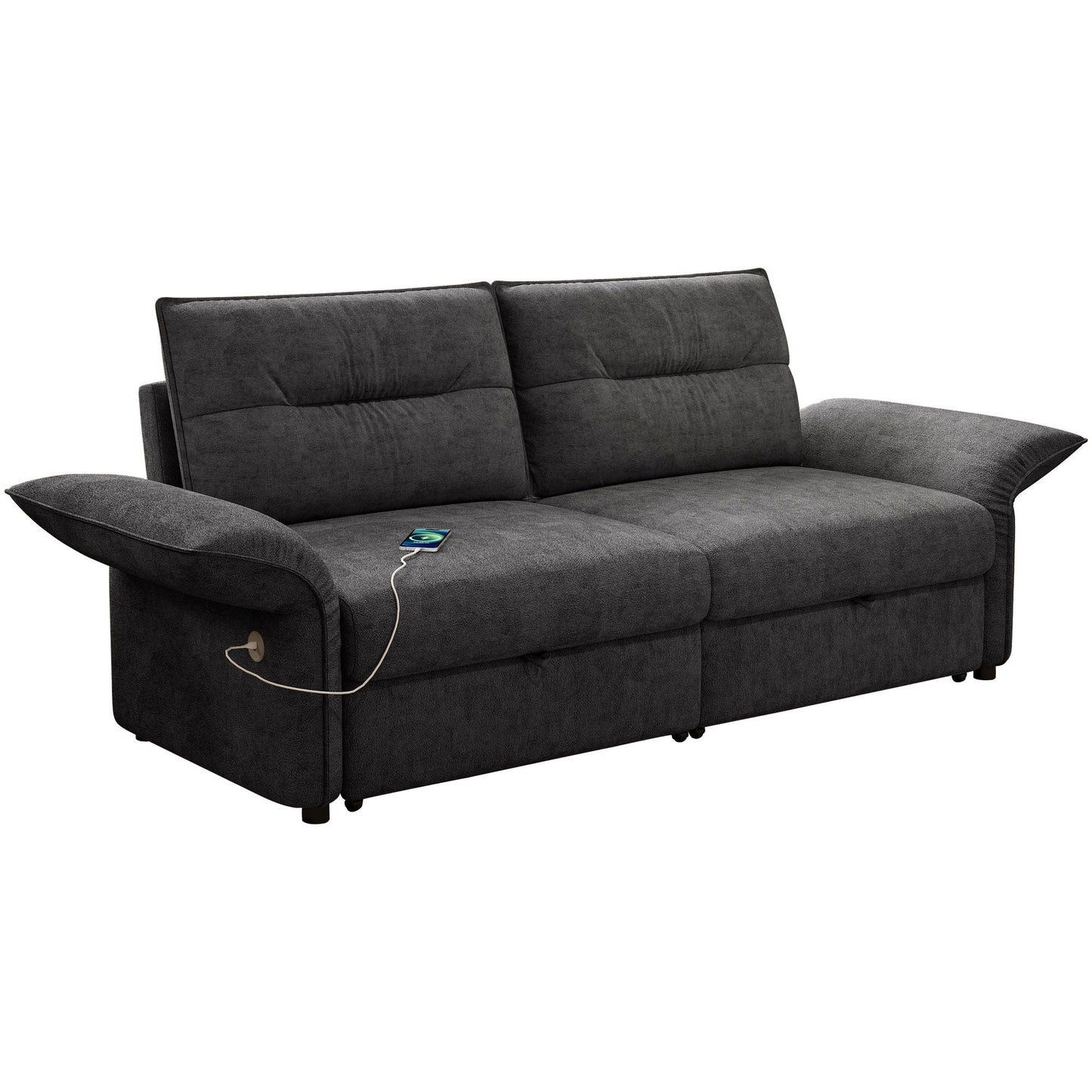 Sofa Bed With Convertible Design, Living Room Furniture Home Essentials