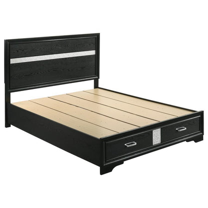 Miranda - Storage Wood Panel Bed CoasterEveryday