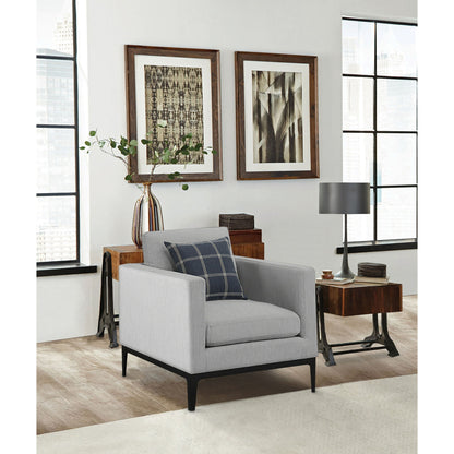 Saba - Upholstered Chair With Reversible Cushions - Gray Furniture Max