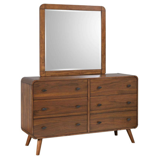 Robyn - 6-Drawer Bedroom Dresser And Mirror CoasterEssence