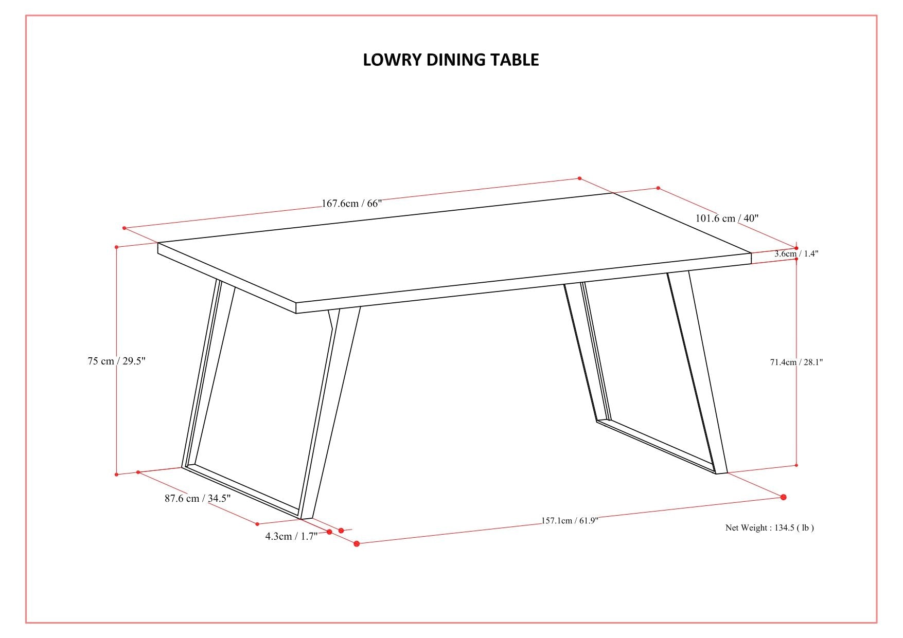 Lowry - Handcrafted Square Dining Table Simpli-Home