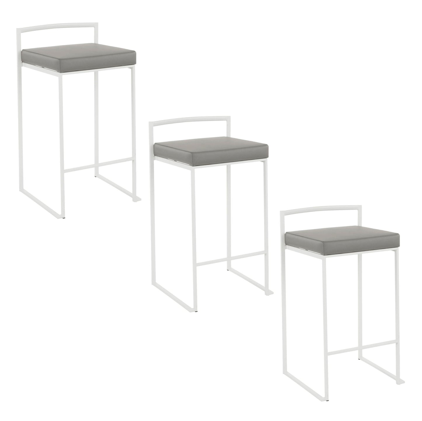 Fuji - Simple Elegance, Contemporary Stackable Counter Stool Lumi Source