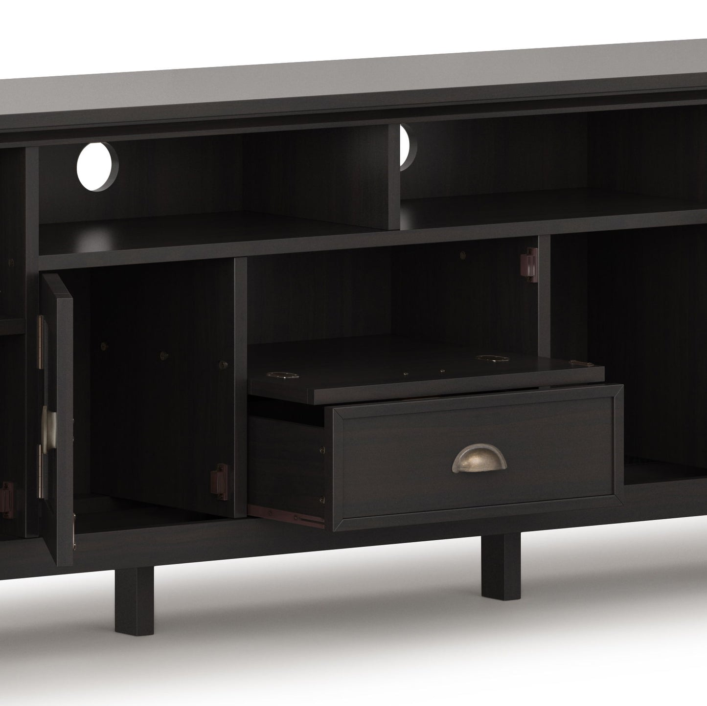 Redmond - TV Media Stand - Hickory Brown Simpli-Home