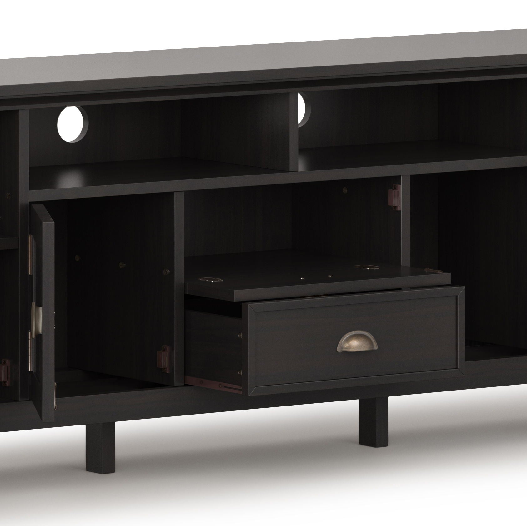 Redmond - TV Media Stand - Hickory Brown Simpli-Home
