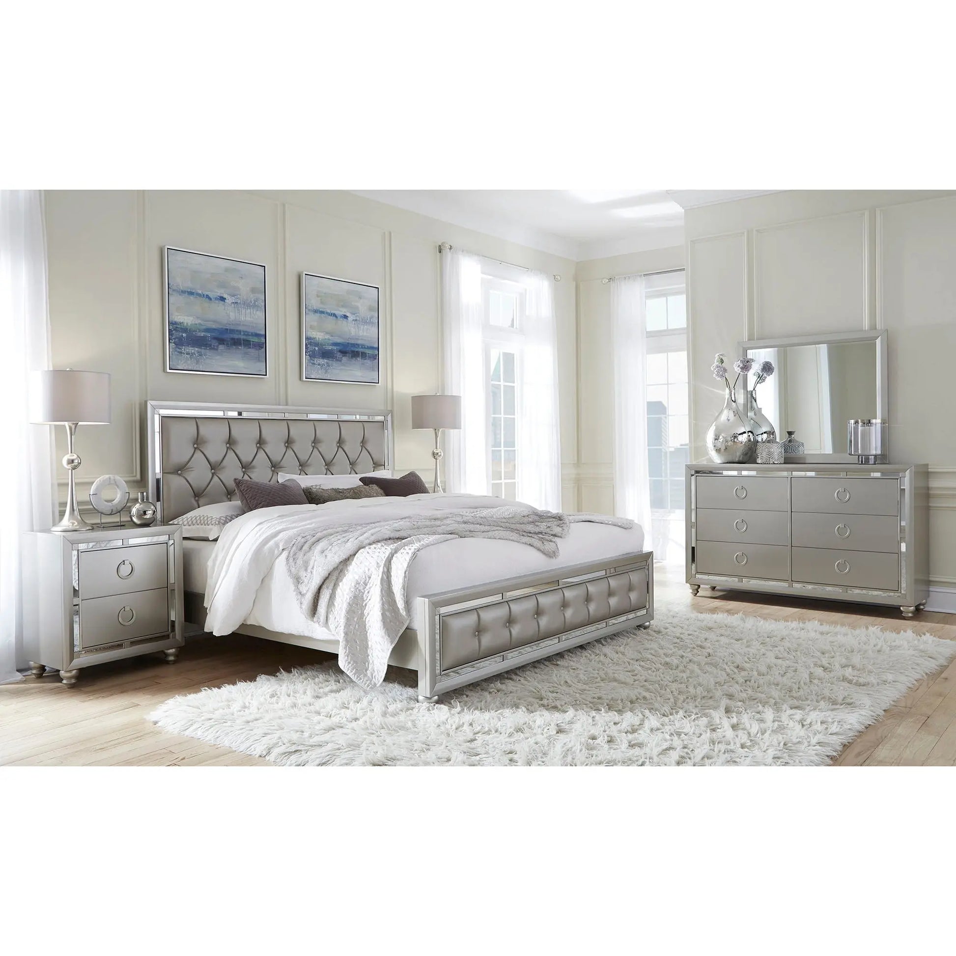Chloe - Chest - Gemstone Silver Global Furniture USA