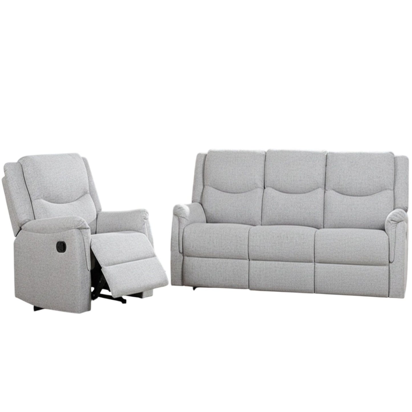 Modern Style Living Room Set, Manual Motion Home Essentials