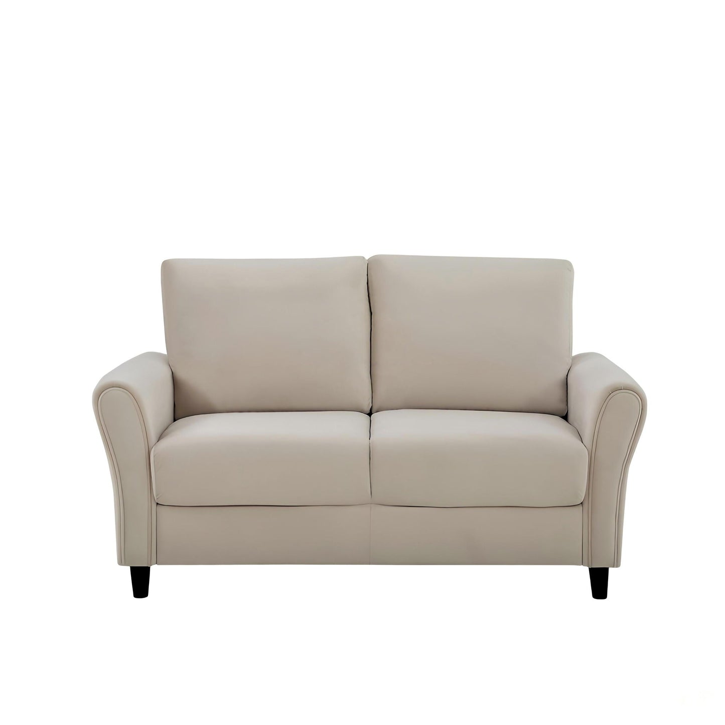 Patricia - Curved Arm Loveseat Sofa US Pride