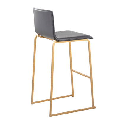 Mara - Contemporary Upholstered Barstool (Set of 2) Lumi Source
