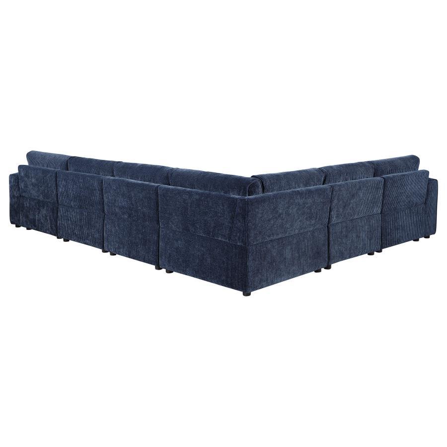 Atlantic - Upholstered Modular Sectional Sofa With Ottoman Coaster Fine Furniture