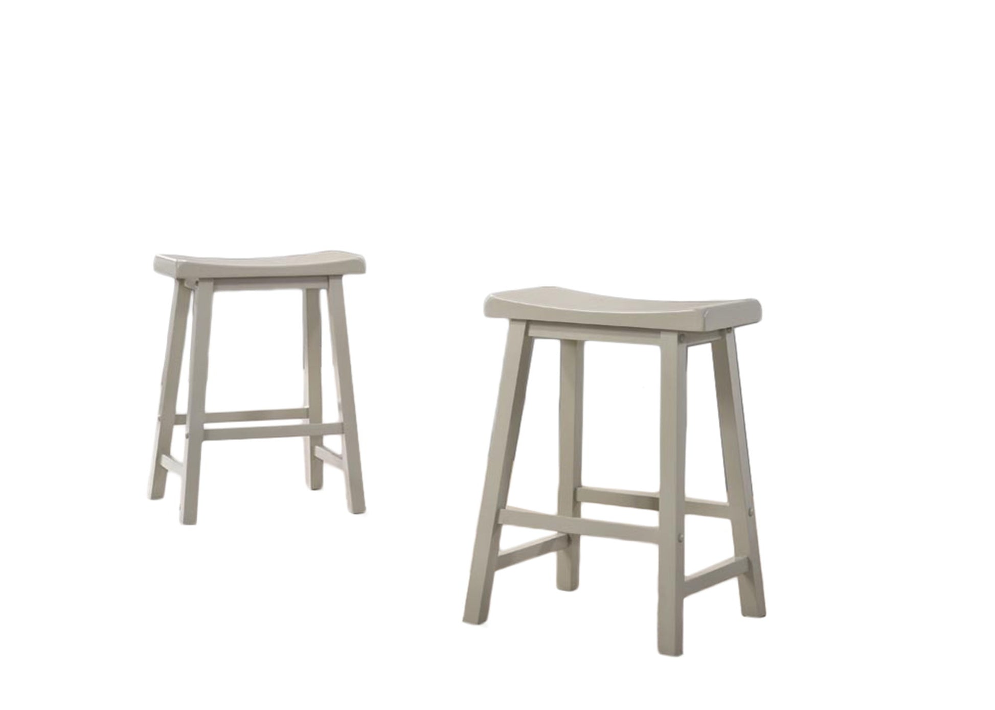 Alonzo - 17.5" Backless Ergonomic Counter Height Stool (Set of 2) Lilola Home