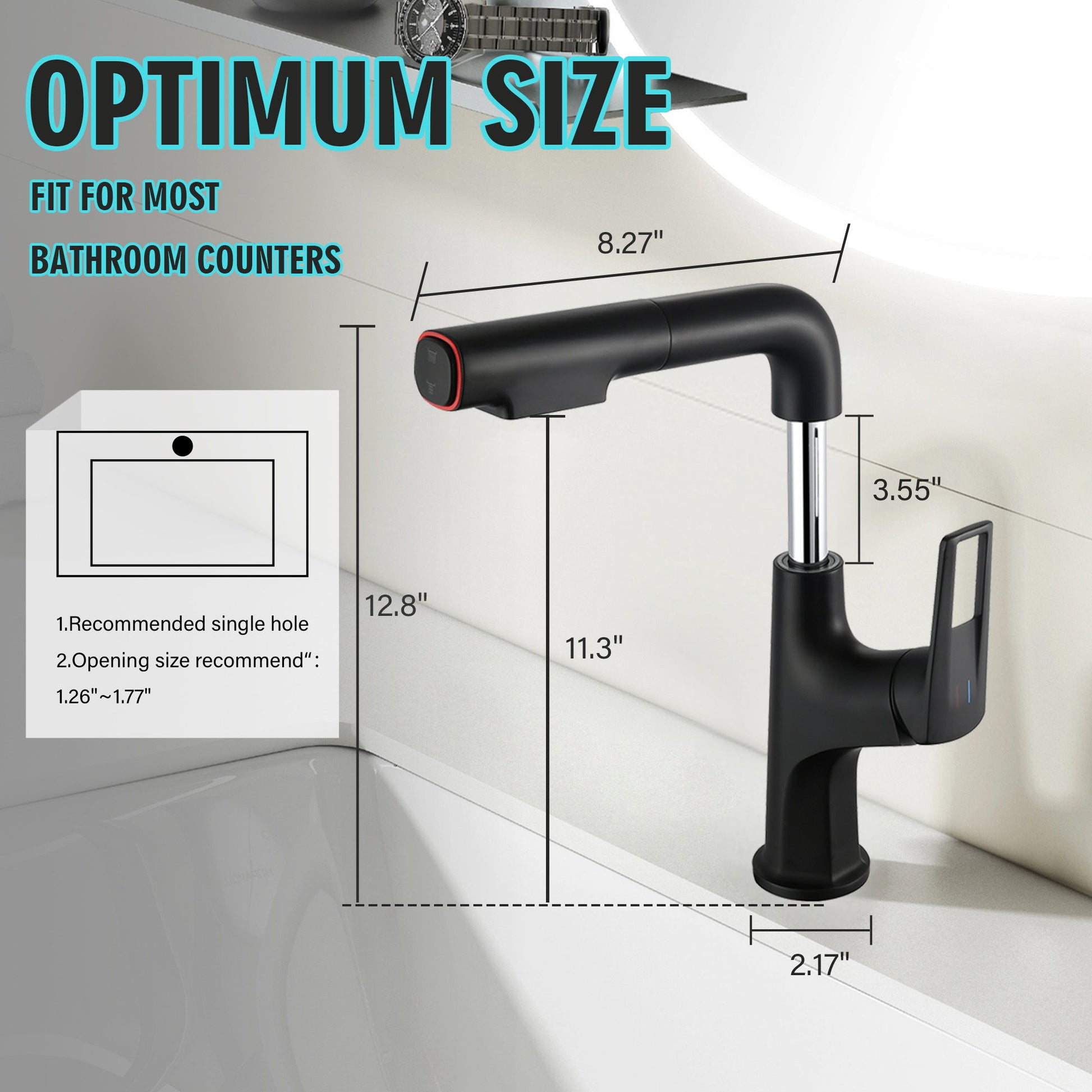 Pull Down Vessel Faucet With Lift Spout & Dual Spray Modes Daily Nest