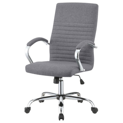 Abisko - Upholstered Adjustable Home Office Desk Chair - Gray