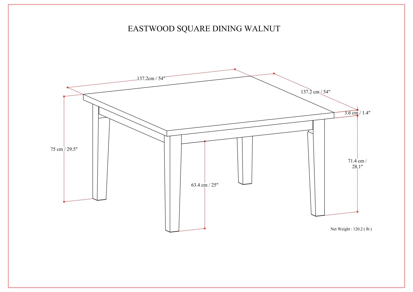Eastwood - Handcrafted Dining Table Simpli-Home